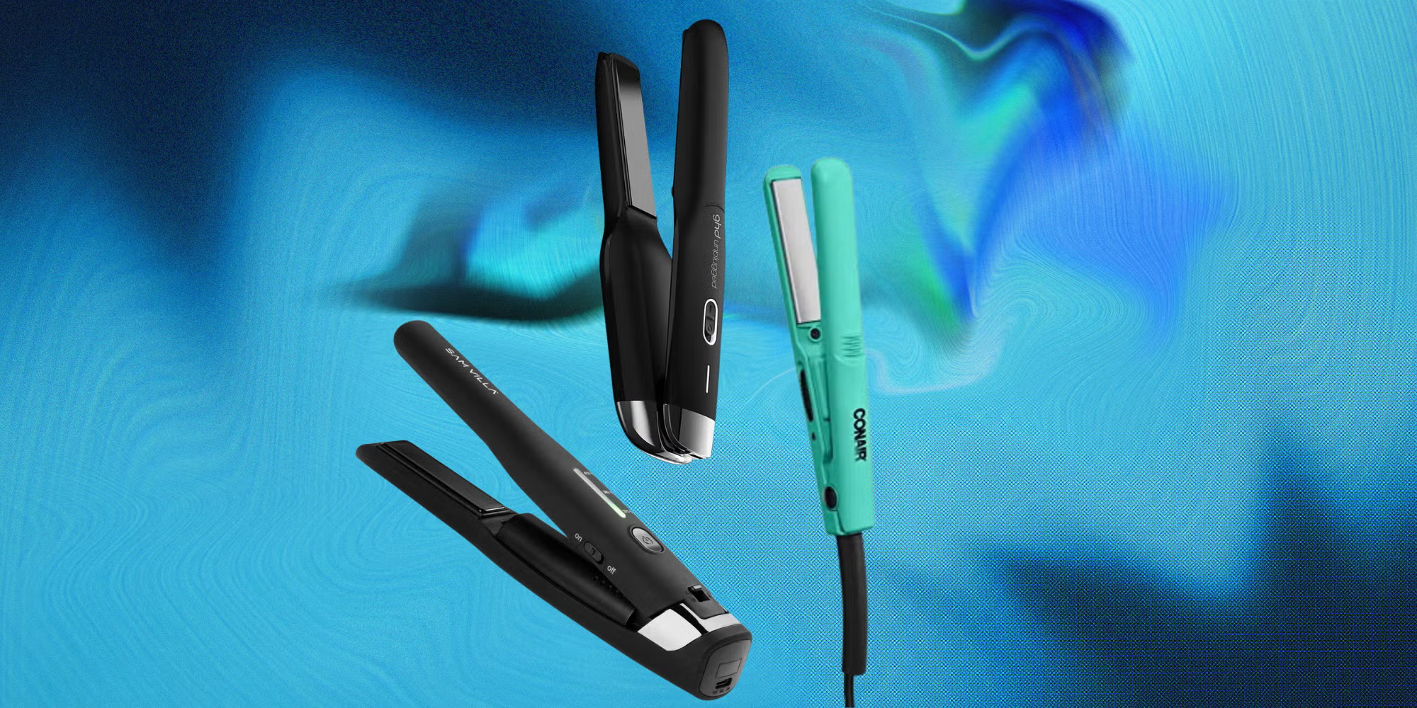 Mini Hair Straightener, Flat Iron Curler