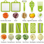 Vegetable Chopper, Multifunctional 15 in 1 professional food chopper,